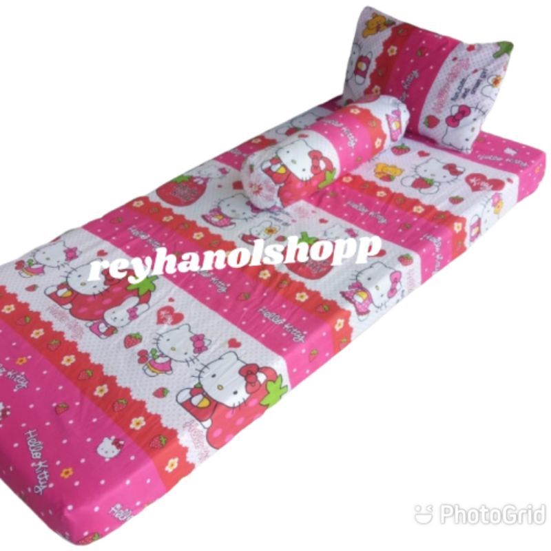 Sprei set motif karakter anak size: 120x200/90x200 tinggi 15cm