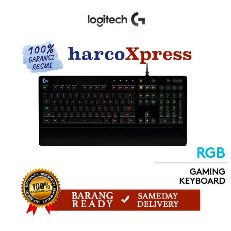 Logitech G213 prodigy rgb gaming keyboard ori resmi | g213