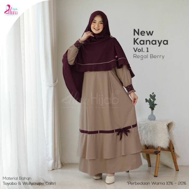 GAMIS KANAYA  1 SET KHIMAR || ALWA HIJAB