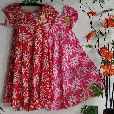 Daster batik lengan pendek mayung/daun bambu