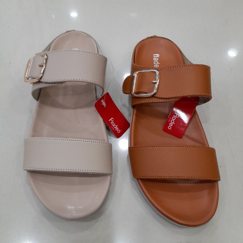 sandal flat wanita fladeo