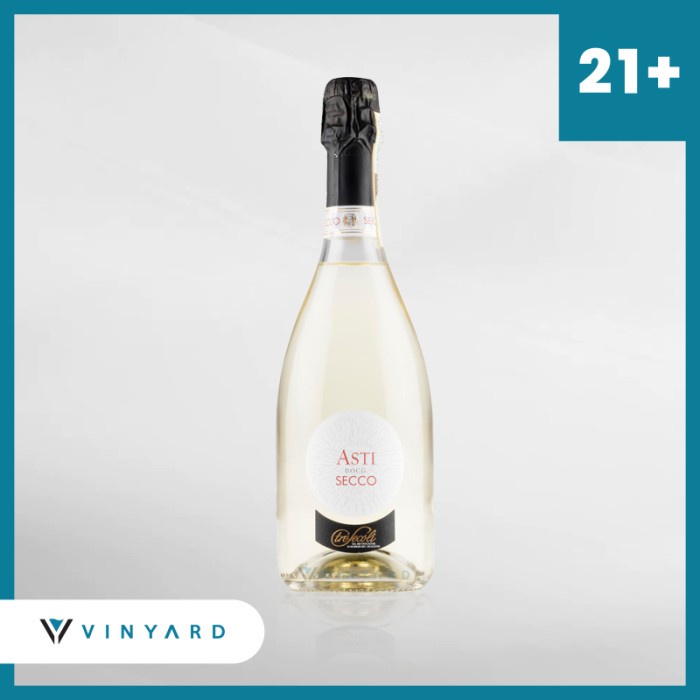 Tre Secoli Asti Secco 750ml ( Original &amp; Resmi By Vinyard )