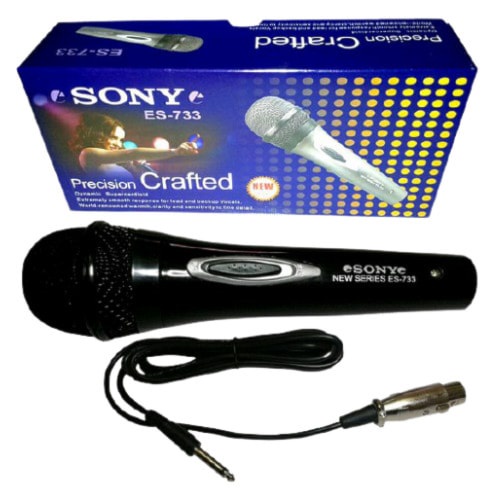 Mic Karaoke Ve Sony Ex Es 733 Microphone Kabel Mic Sony Es -733