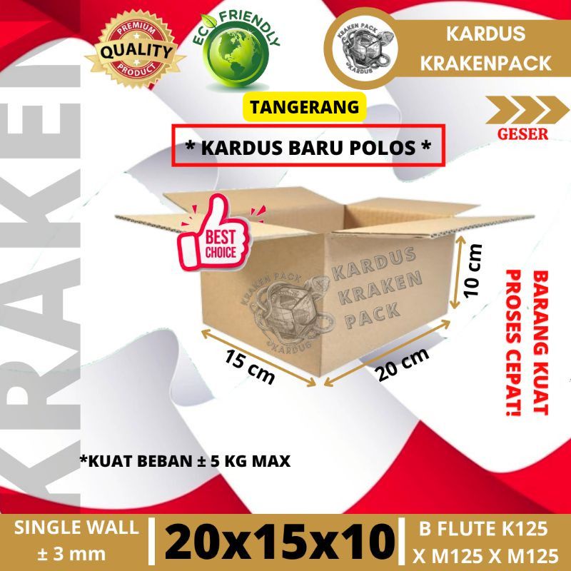 

KARDUS PACKING 20x15x10 DUS PACKING BOX KECIL BESAR KARDUS BOX COKLAT POLOS BARU PACKING OLSHOP KARDUS KADO