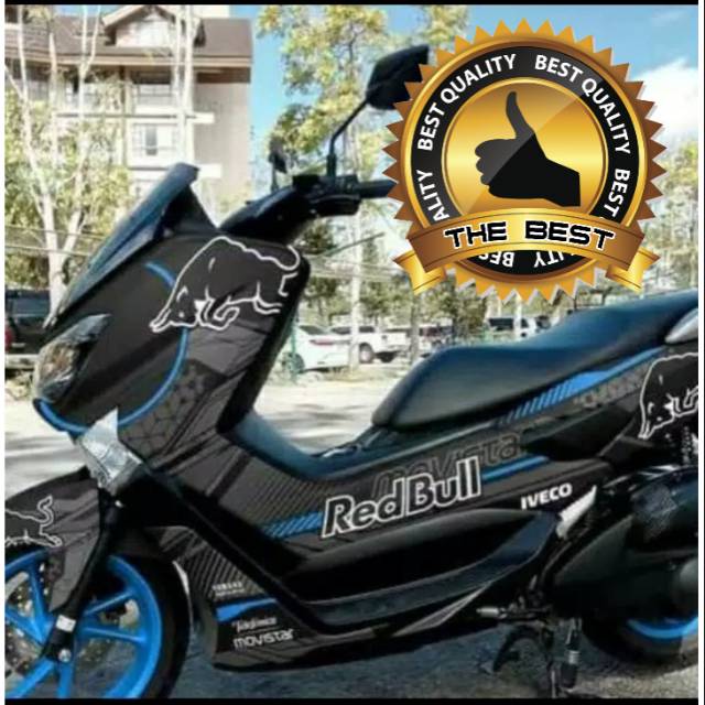 Nmax redbull sticker nmax full body pilihan warna bisa di tanya di chat