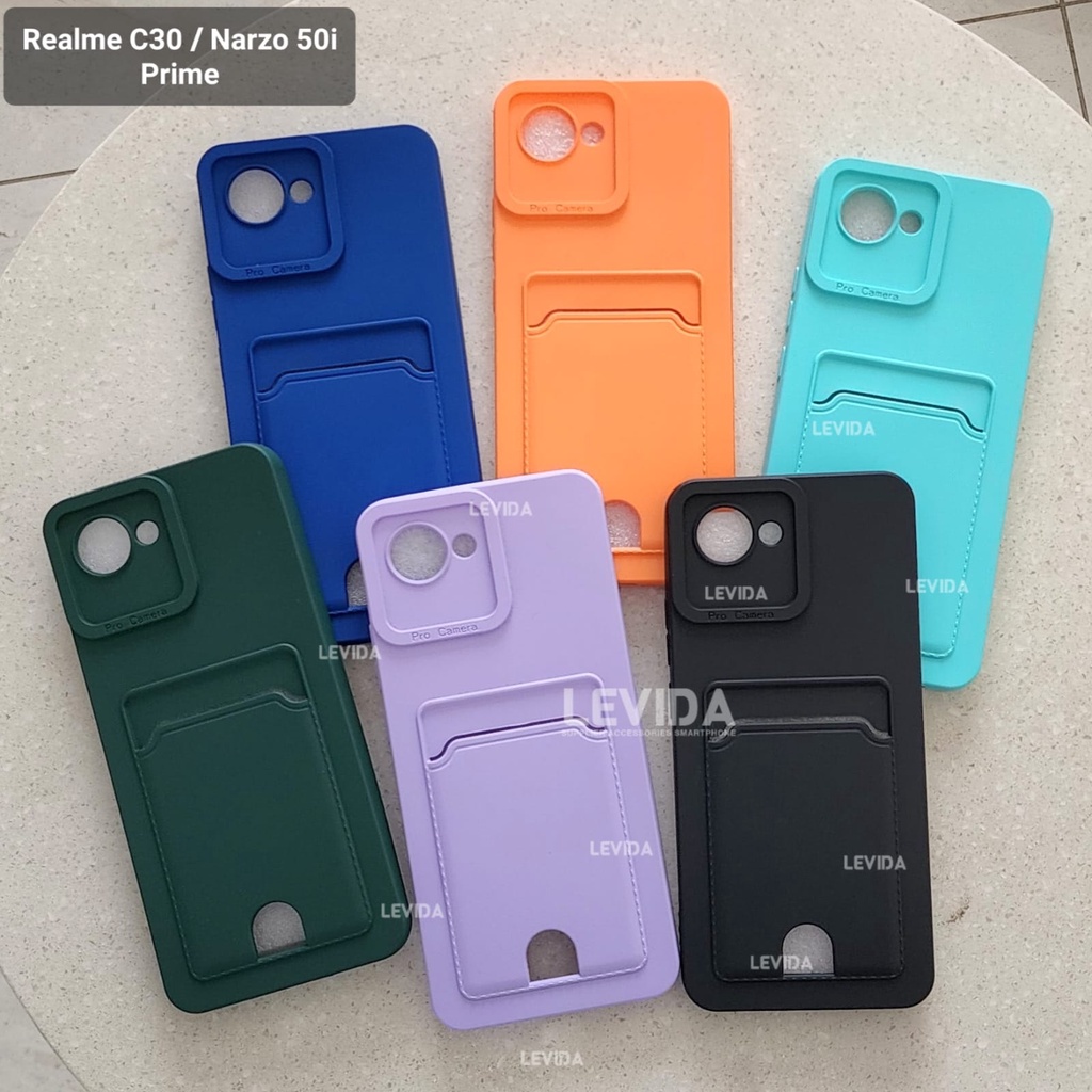 Realme C30 Realme C30s  Realme Narzo 50I Prime Realme 5 Realme 5i Realme 5s  Case Pro Camera Card Ca