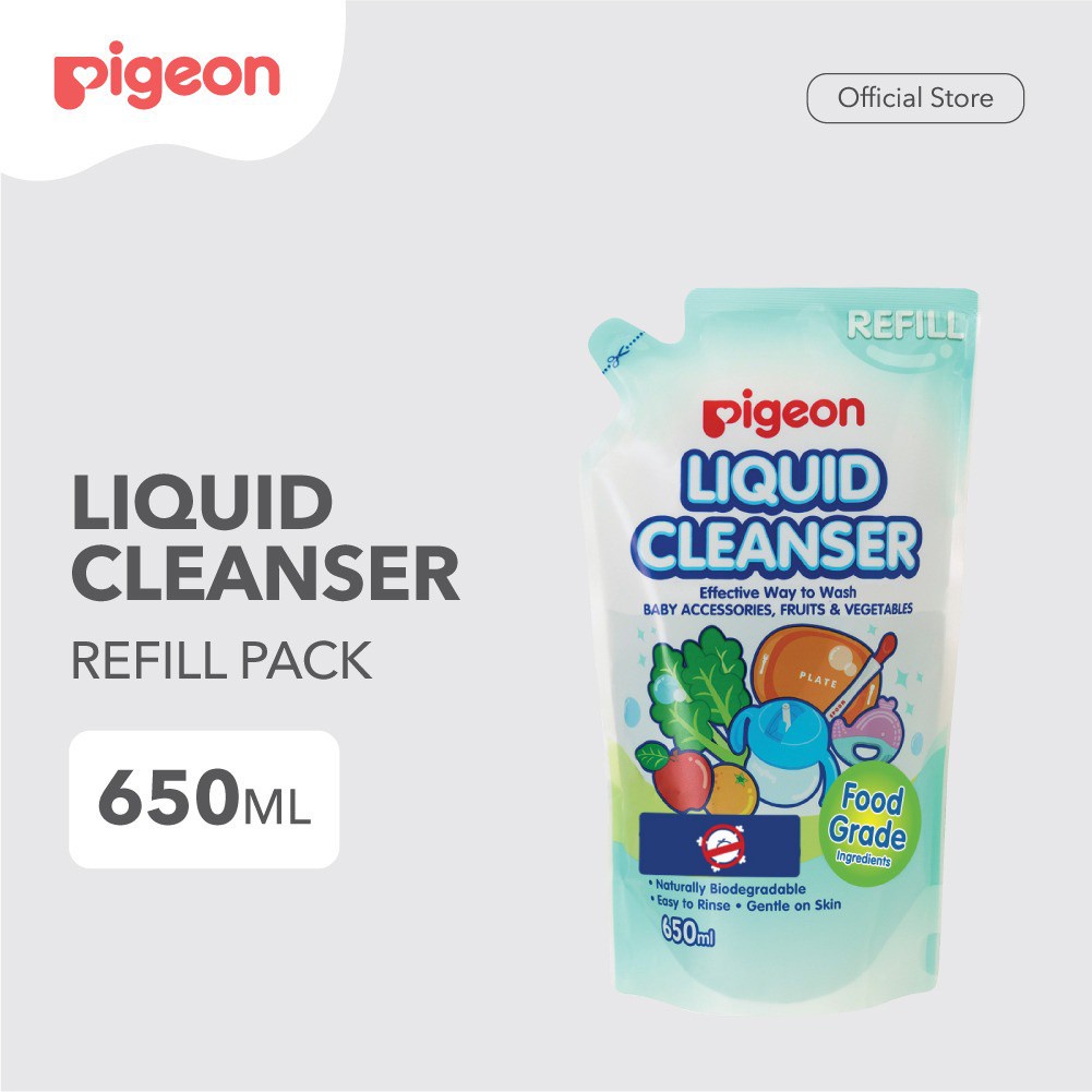 PIGEON BABY LIQUID CLEANSER 650ML REFILL / SABUN CUCI BOTOL