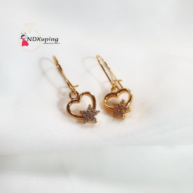 Anting Peniti Love Wanita Xuping N24052202