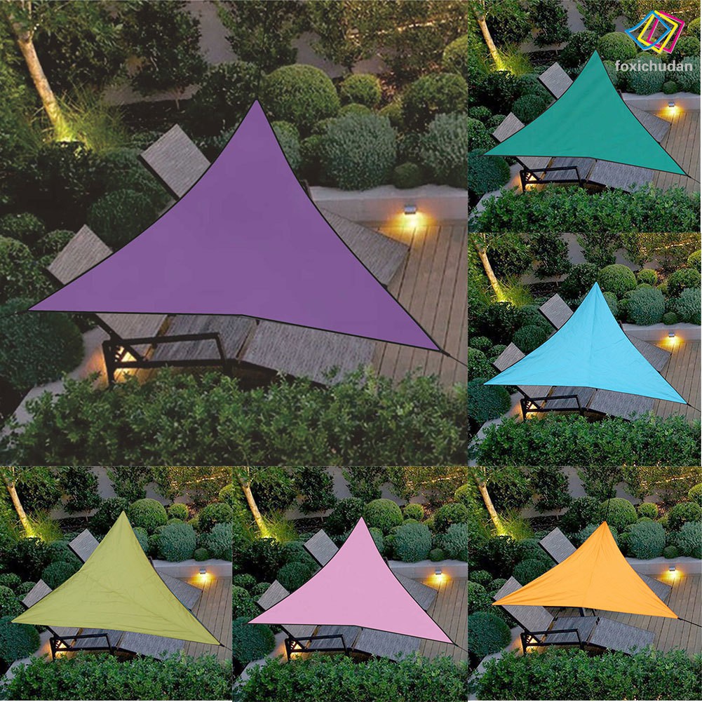 Fcd 3 4m Canopy Cover Outdoor Trilateral Garden Yard Awnings Waterproof Sunshade Cloth Shopee Indonesia