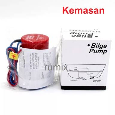 Pompa air celup Bilge pump 1100GPH CH8028 DC 12V submersible pump mini serbaguna