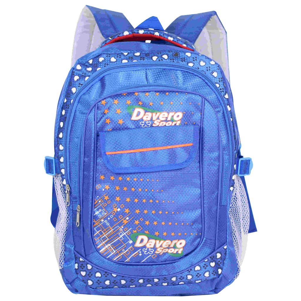 Tas Cewek Davero Sport Biru Backpack Les Piknik Liburan Bagus Kuat Awet Tas Laptop Sekolah