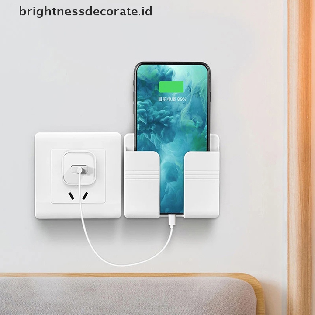 (Birth) 1pc Rak Dudukan Charging Hp Universal Untuk Samping Tempat Tidur