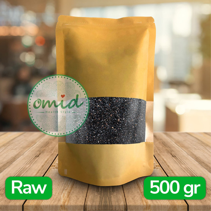 

Roxx.ea - .ea - .ea - Organic Black Raw Sesame Seeds (Biji Wijen Hitam Organik Mentah) 500Gr