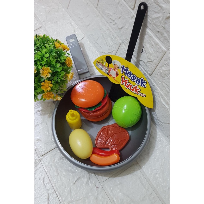 

MAINAN ANAK BURGER+TEFLON TERLARIS