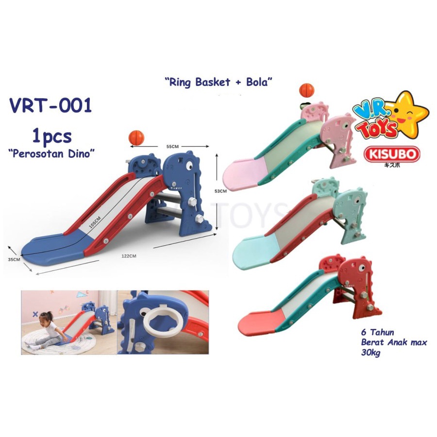 Mainan Anak Prosotan Dino Ring Basket + Bola NO. VRT-001