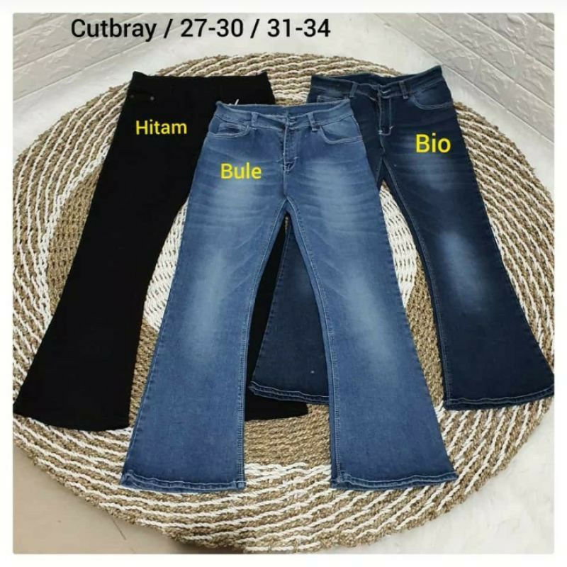 CELANA JEANS CUTBRAY NADELUS STRIETCH 27-34 SOFJEANS MEDIUM TREN SKNNIY