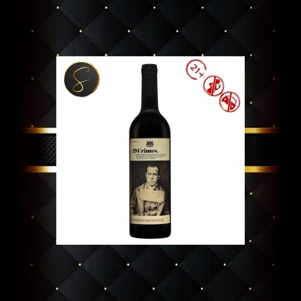 19 CRIMES CABERNET SAUVIGNON RED WINE IMPORT 750ML