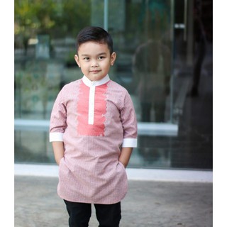  Baju  Koko  Kurta Bordir  Anak AlThaff Ammar Series Shopee 