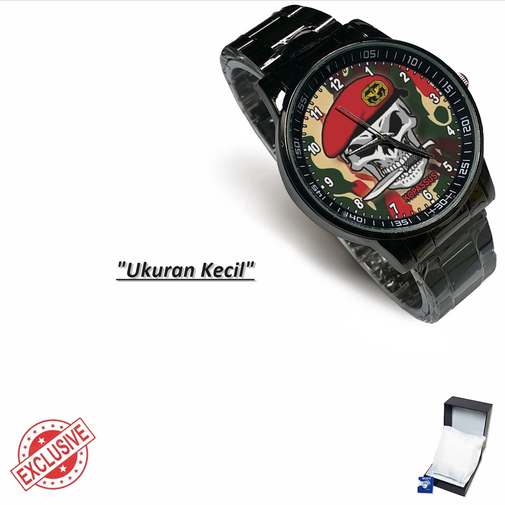 Jam Tangan Rantai Couple BARET MERAH KOPASSUS - 05 (Special)