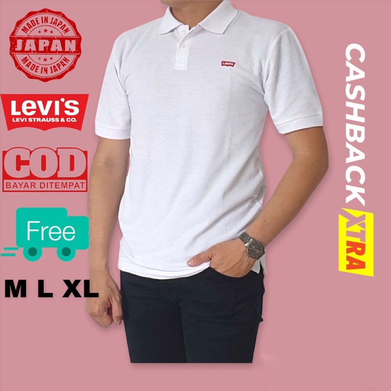 KAOS POLO LEVIS | KAOS KERAH PRIA | KAOS LENGAN PENDEK | KAOS POLO | KAOS BERKERAH | KAOS KERAH | KA