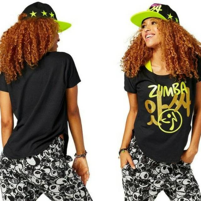 [ZUMBA] Joy Tulip Top - Zumba Wear Original