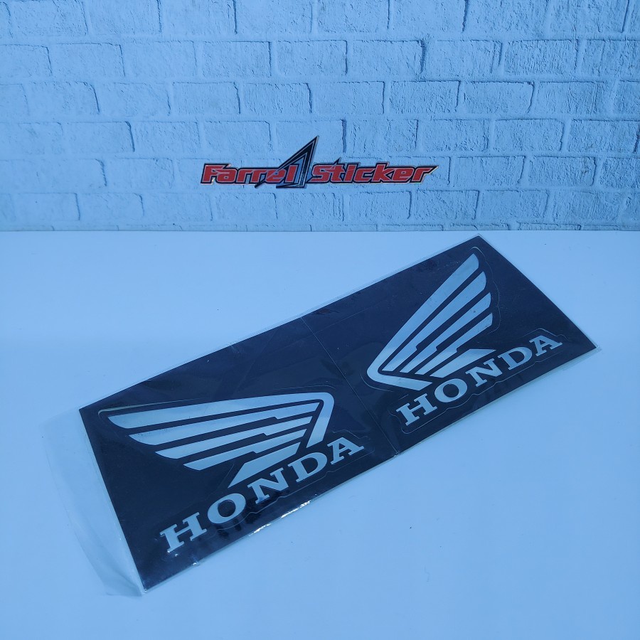 stiker Honda sticker emblem Sayap Embos