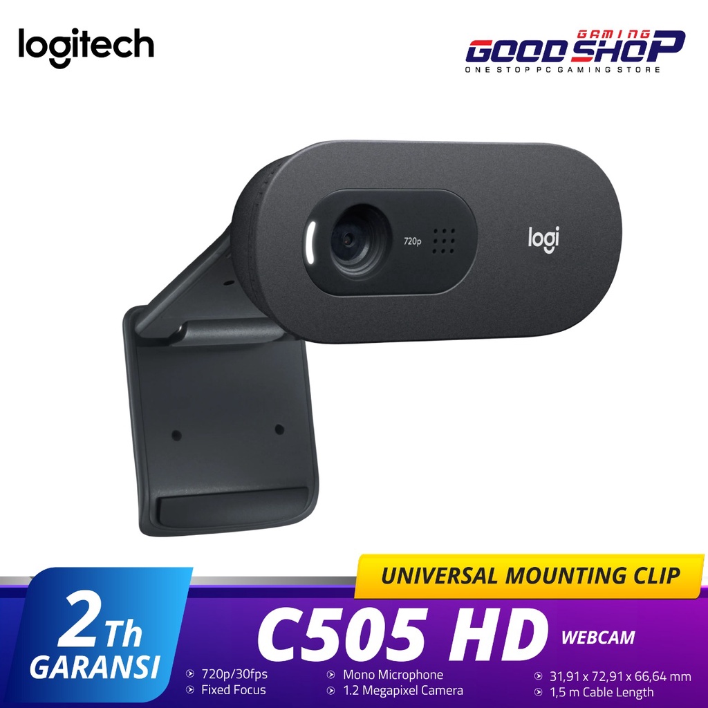 Logitech C505 HD 720p / 30fps - Webcam