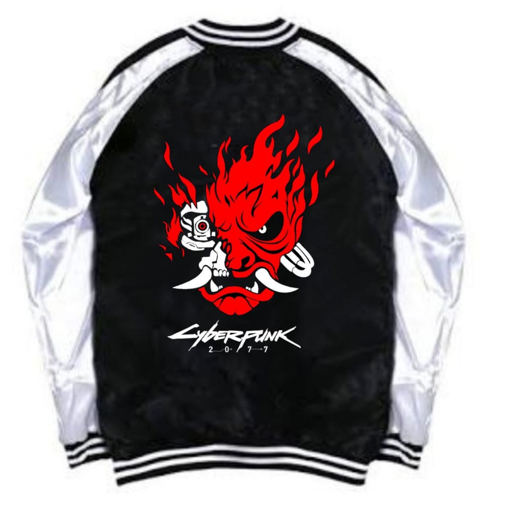 Sukajan Jaket Baseball - Culture Samurai-Cyberpunk 77