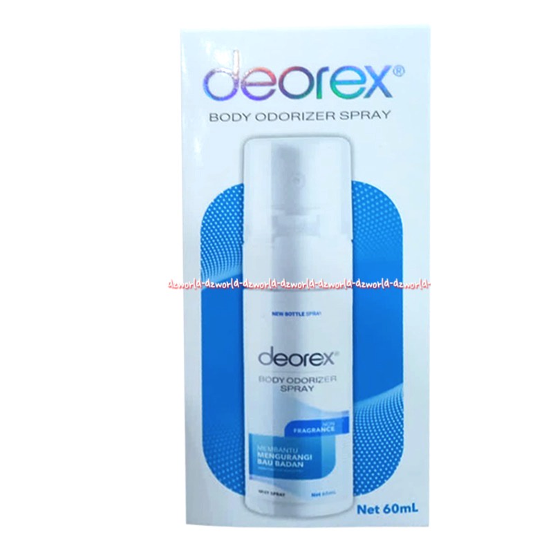 Deorex Body Odorizer Spray 60ml Membantu Mengurangi Bau Badan Bebas Bau BB Deo Rex Deodorex Deodoran Tahan 72jam Deodorant