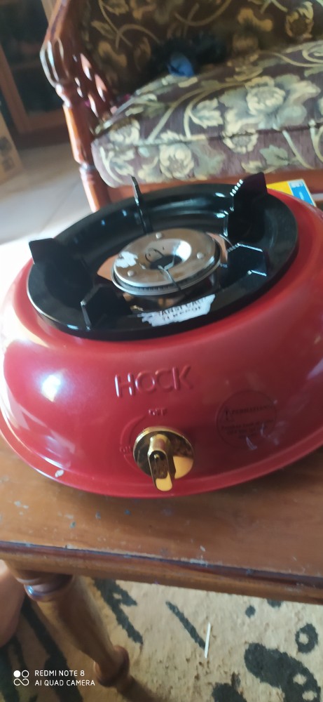 Hock Mutiara Deluxe 100md Kompor Gas 1 Tungku Si Api Biru - Warna Merah (paling Larisss)