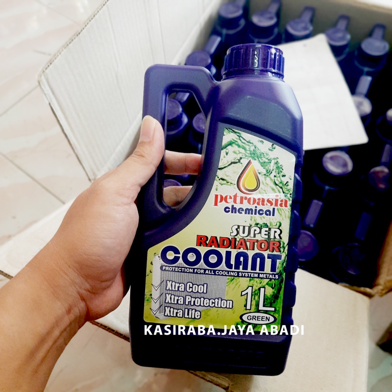 Jual Air Radiator Coolant Mobil dan Motor Warna Hijau 1 Liter Shopee