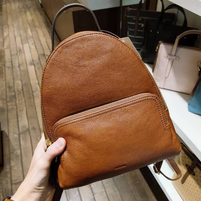TAS FOSSIL FELICITY BACKPACK BRANDY - RANSEL FOSSIL FELICITY BROWN