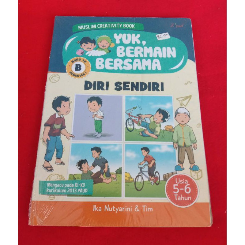 TAWAR paket TK b semester 1&2 ziyad isi 12buku