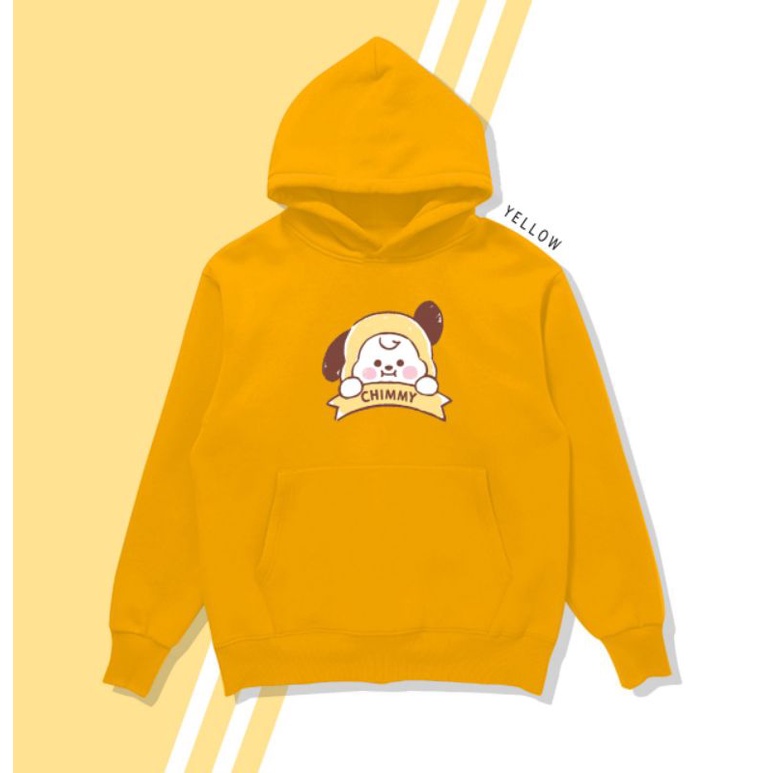 HOODIE BT21 FLEECE/HOODIE BT21 KOYA/CIMMY/TATA/RJ/MANG/COOKY/SHOOKY