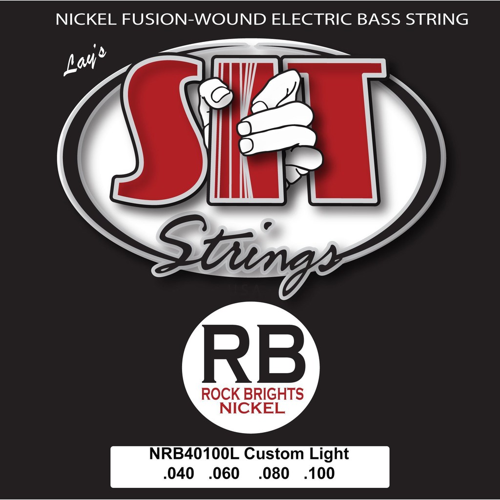 NRB40100L CUSTOM LIGHT ROCK BRIGHT NICKEL BASS SIT STRING