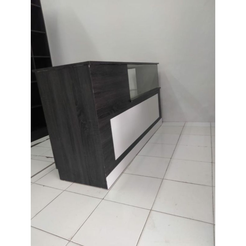 Jual Meja Kasir Minimalis Dengan Etalase Kaca Shopee Indonesia 5548