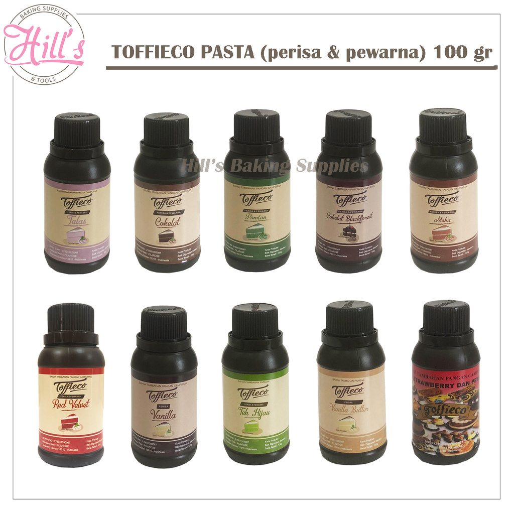 

TERLENGKAP !!! PASTA & RUM TOFFIECO TOFFIENA 100 gr / PERISA PERASA RHUM TALAS COKLAT PANDAN BLACKFOREST MOKA KOPI VANILA BUTTER STROBERI RED VELVET DURIAN ZERO BAKAR TOFIECO TOFICO TOFIKO 100 ml