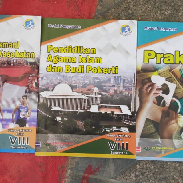 Sepaket Buku Modul Pengayaan Lks Smp K13 Kelas 8 Semester 1 Penerbit Cv Bina Pustaka Shopee Indonesia