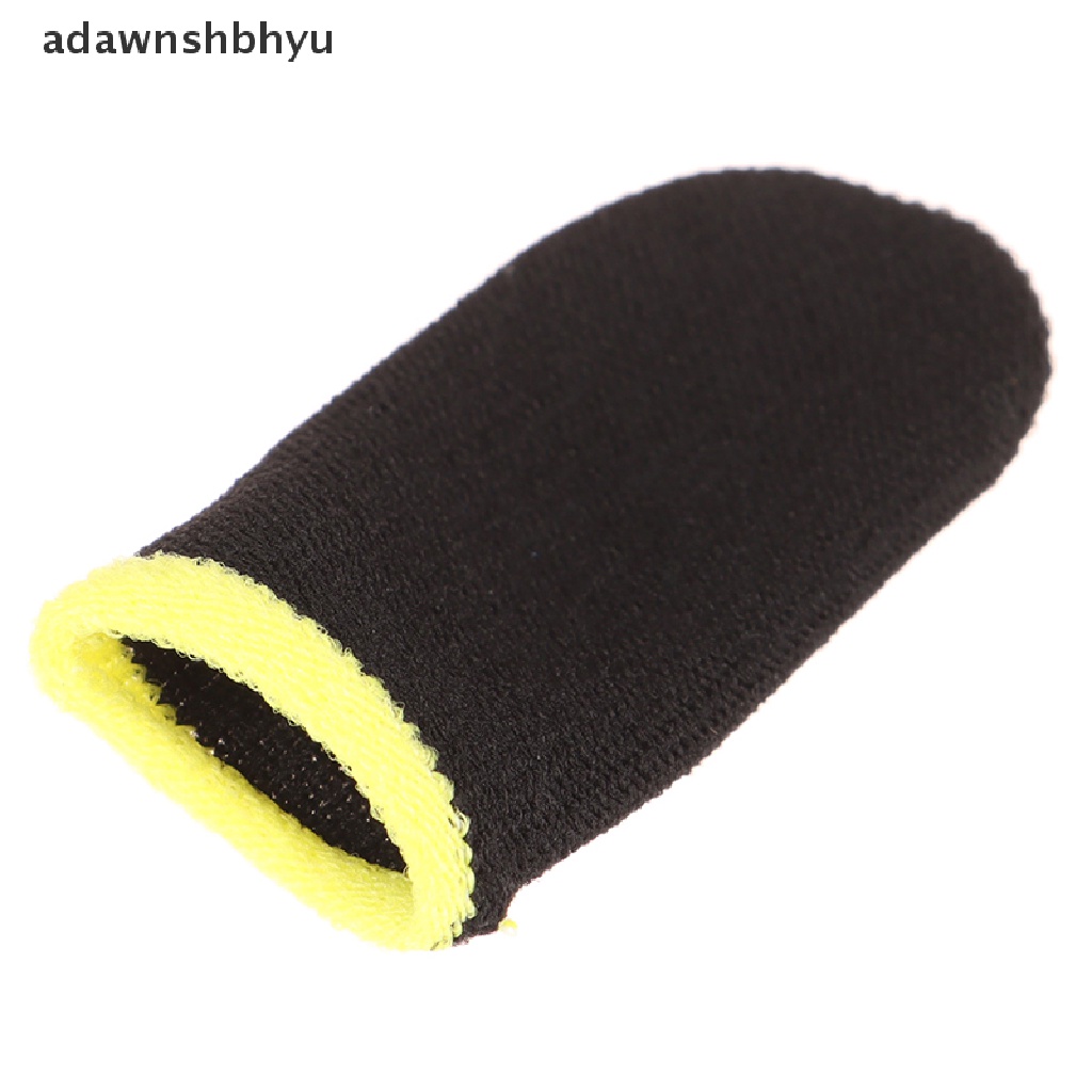 Adawnshbhyu 1pasang Sarung Tangan Jari Jari Tangan Anti Keringat Game Handphone Touch Screen Jempol Finger Sleeve