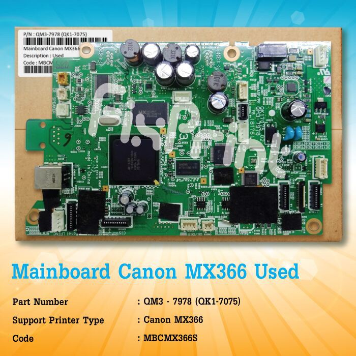 Board Printer Canon MX366, Mainboard Canon MX366, Motherboard MX366