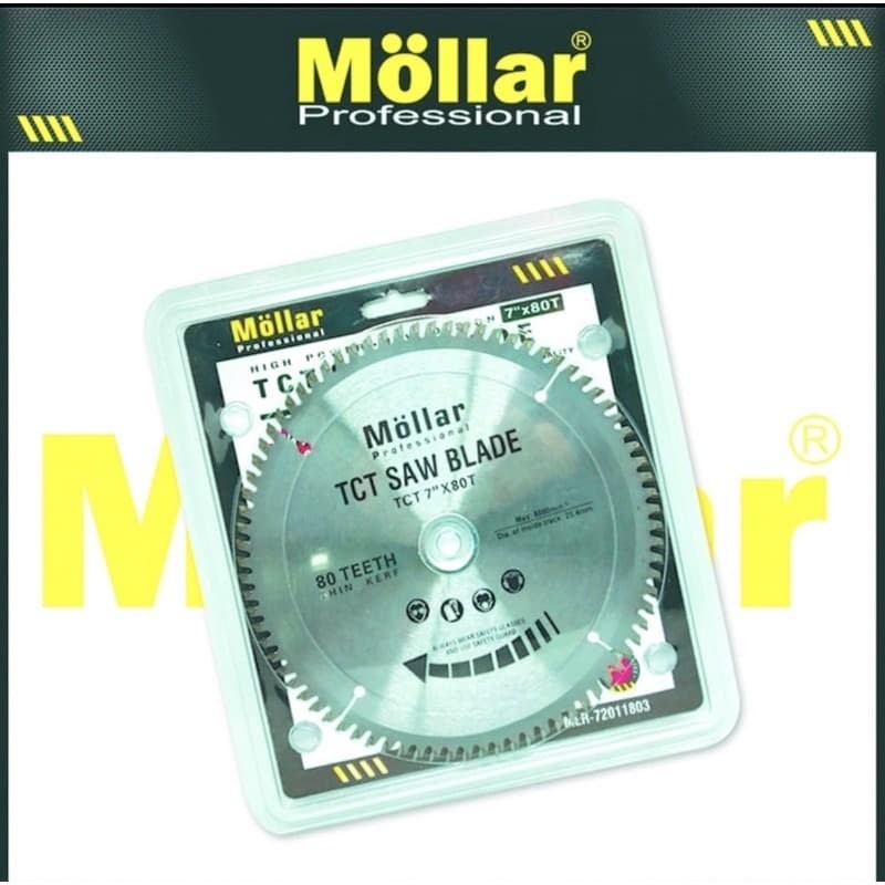 CIRCULAR SAW BLADE 7"X80T. GERGAJI BULAT ALUMINIUM SAW BLADE 180MM