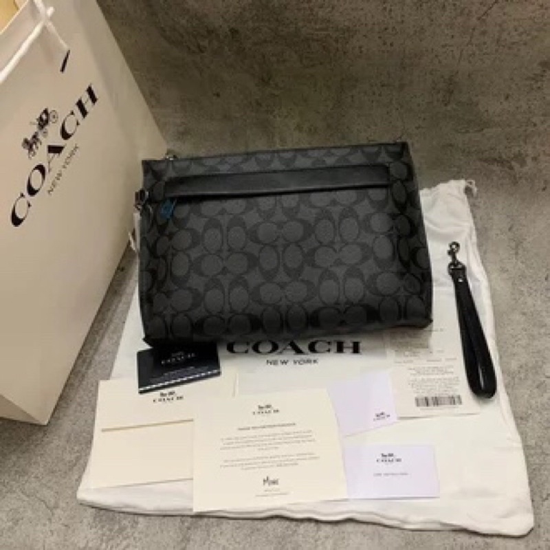 Coach Signature Carryall Handbag Pouch