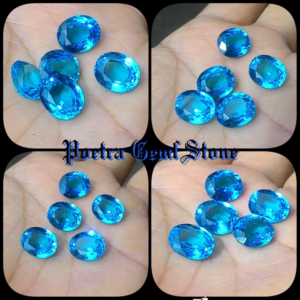 PROMO TERMURAH !!! SWISS BLUE TOPAZ