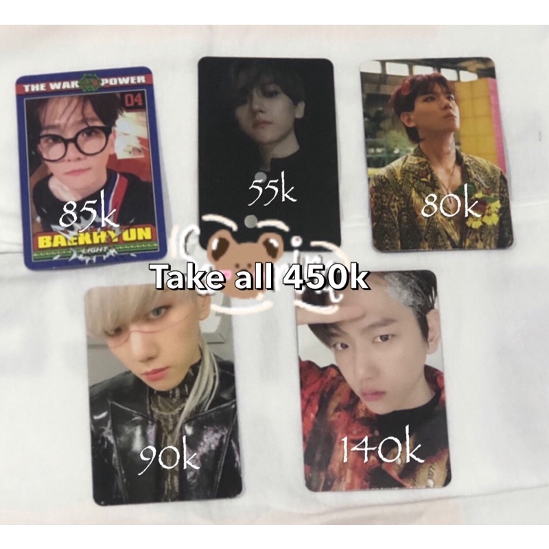 PC BAEKHYUN KETOMBE DFTF POWER KOKOBOP OBSESSION CITY LIGHT