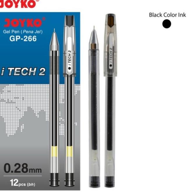 

SALEE!!!!.. [D] Gel Pen Joyko GP-266 I TECH HITECH 2 (12pcs)