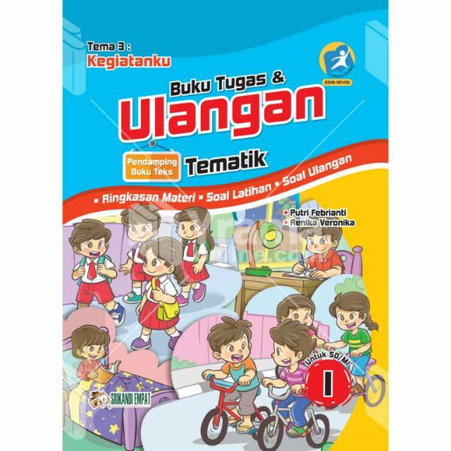 Buku Tugas Dan Latihan Soal Tematik Sd Kelas 1 Tema 3 Kegiatanku Shopee Indonesia