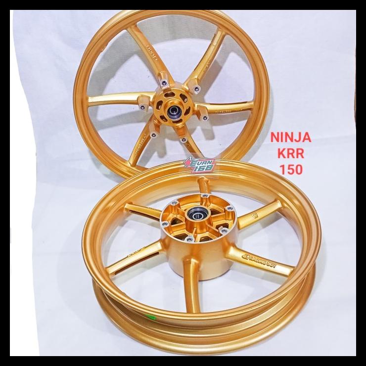 Velg Set Racing Boy Rcb Ninja Krr R Rr 150 (Race) Gold Sp522 Original