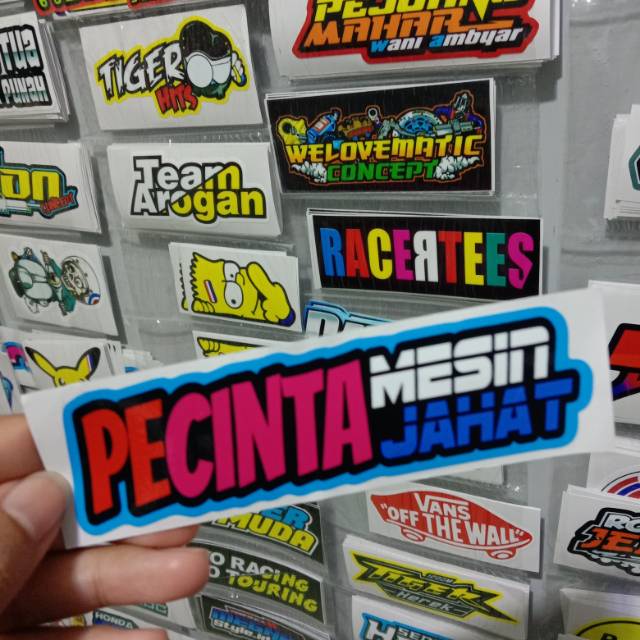 Sticker printing Pecinta Mesin Jahat