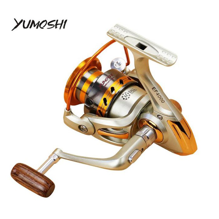 BAYAR DI TEMPAT COD REEL YUMOSHI REELSKING EF3000 EF SERIES SPOOL METAL 12BB