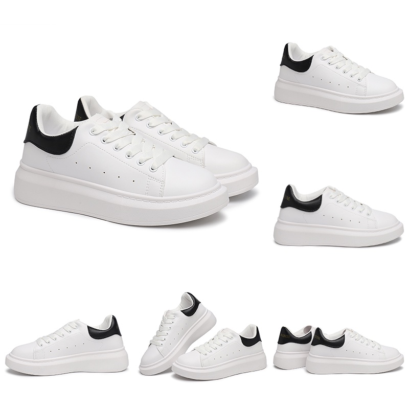 SEVEN_DAY SEPATU SNEAKERS WANITA KOREA IMPORT TALI CASUAL SHOES PUTIH H-110-6